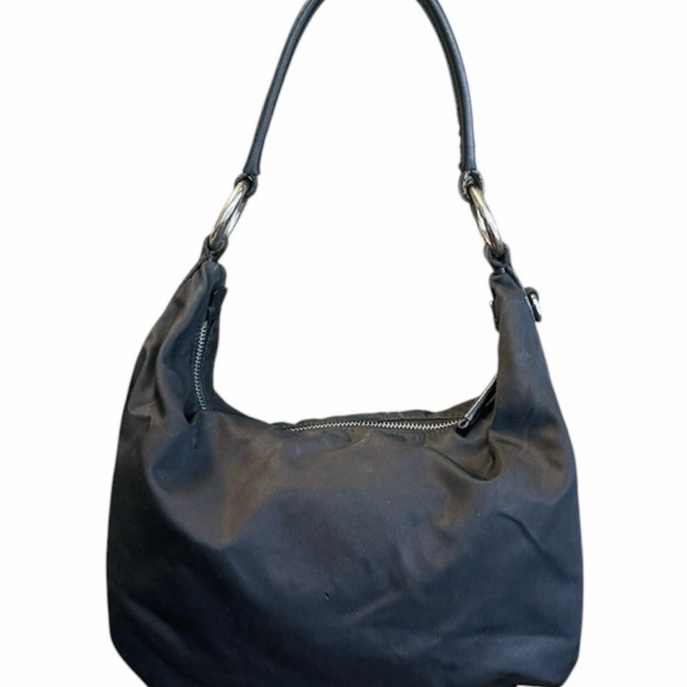 Prada black Tessuto nylon hobo shoulder bag - Picture 2 of 8